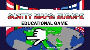 Scatty Maps Europe Puzzle Game Online - Geography Puzzle Game