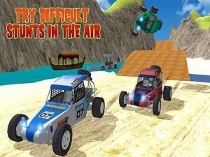 Offroad Kart Beach Stunt Buggy Car Drive Online Game