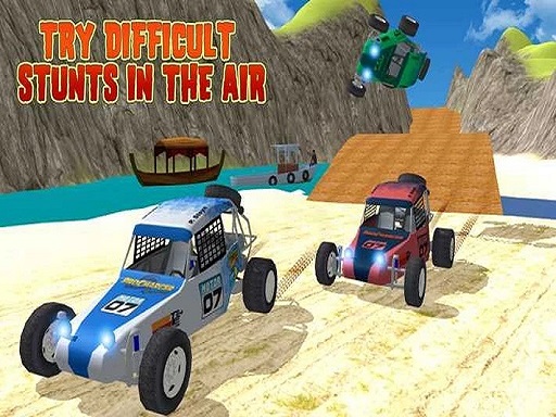 Offroad Kart Beach Stunt Buggy Car Drive Online Game