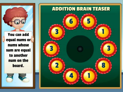 Addition Brain Teaser Puzzle Game