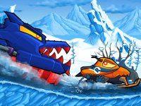 Car Eats Car: Winter Adventure Online Game