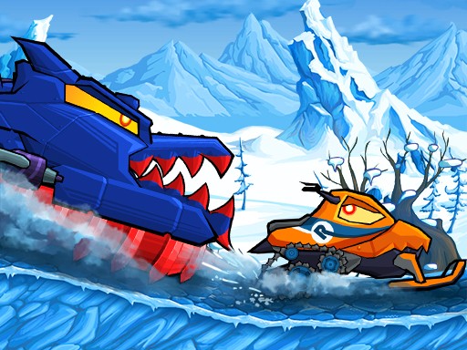 Car Eats Car: Winter Adventure Online Game