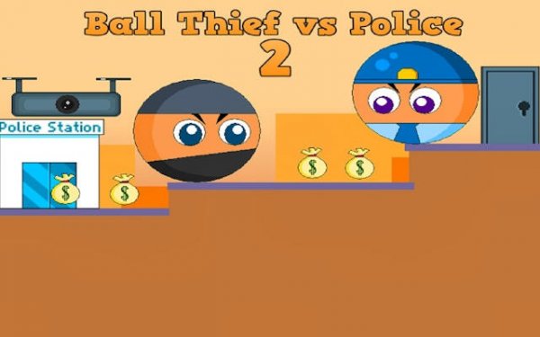 Ball Thief vs Police 2: Money Heist Platformer Online Game