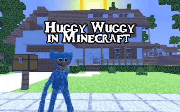 Huggy Wuggy in Projectilecraft: Survival Adventure Online Game