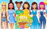 BFF Summer Shine Look: Fashion Makeover Game