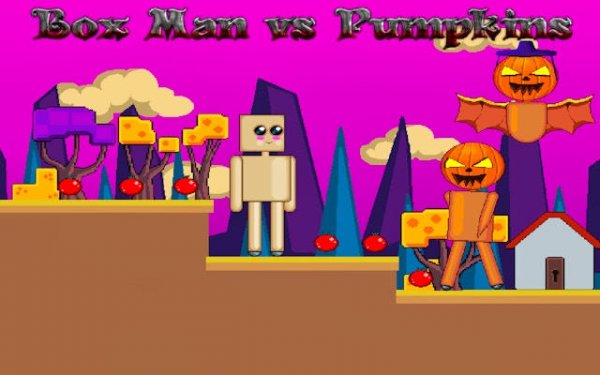 Box Man vs Pumpkins: Tomato Quest Online Game