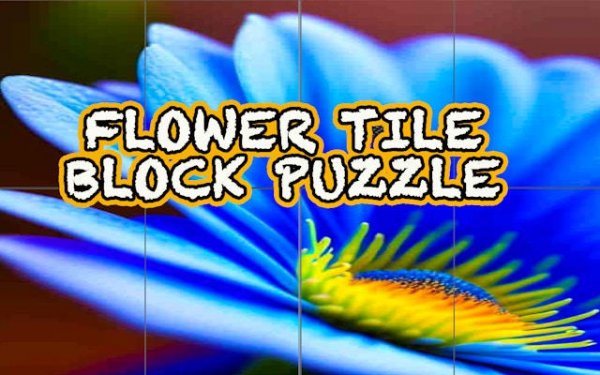 Flower Tile Sliding Puzzle