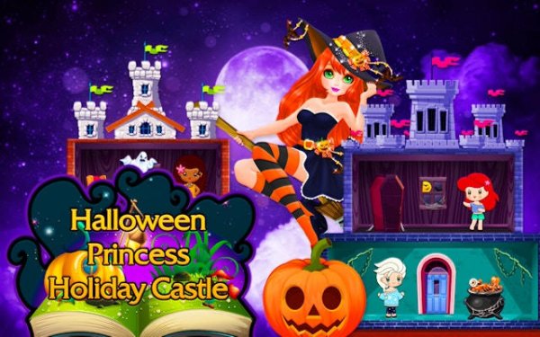 Halloween Princess Holiday Castle: Halloween Makeover & Design Online Game