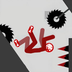Fall Red Stickman Online Game